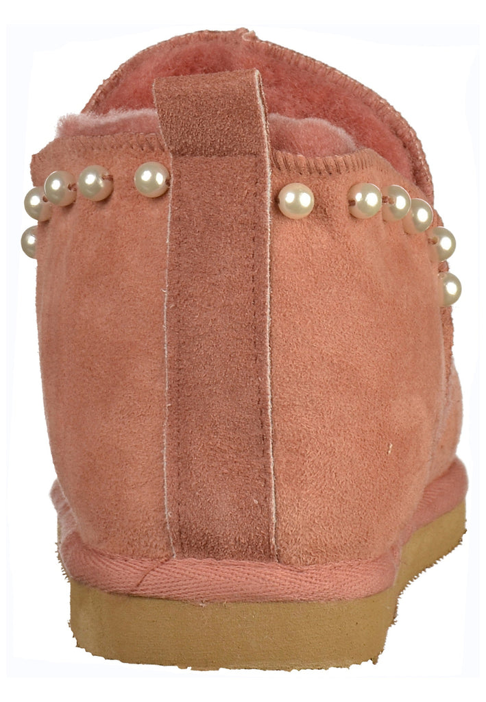Shepherd Hausschuhe Leder Rosa