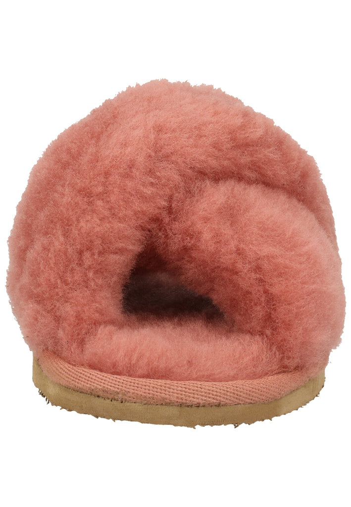 Shepherd Hausschuhe Leder Rot