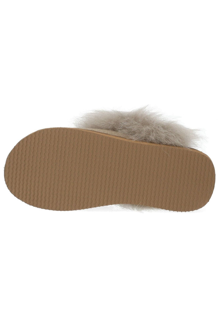 Shepherd Hausschuhe Leder Stone Warmfutter