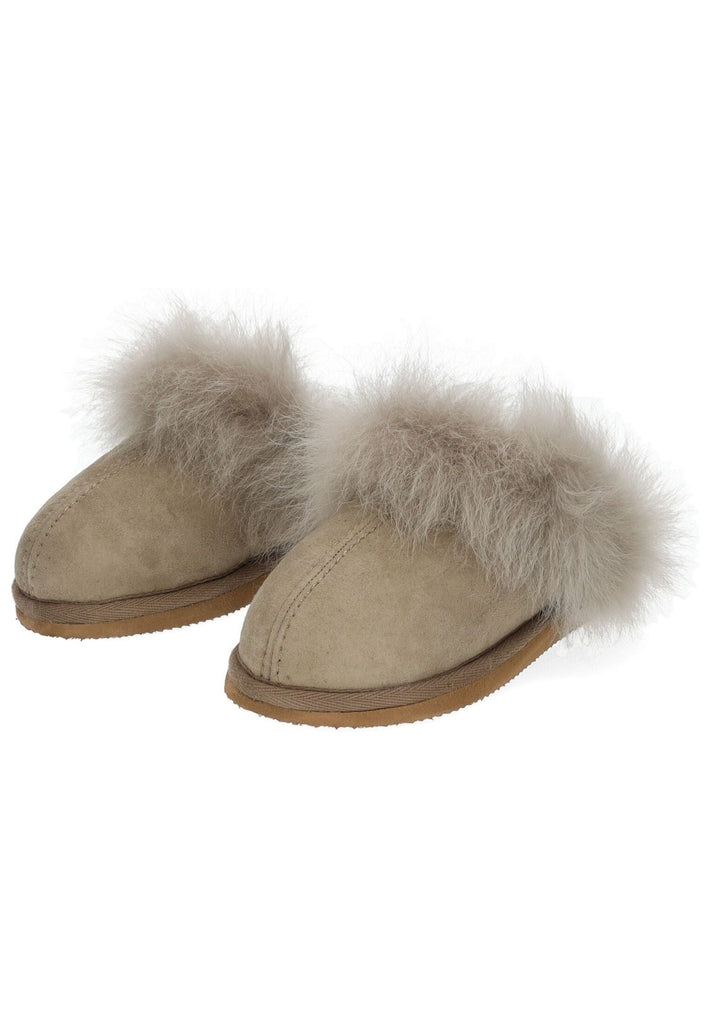 Shepherd Hausschuhe Leder Stone Warmfutter