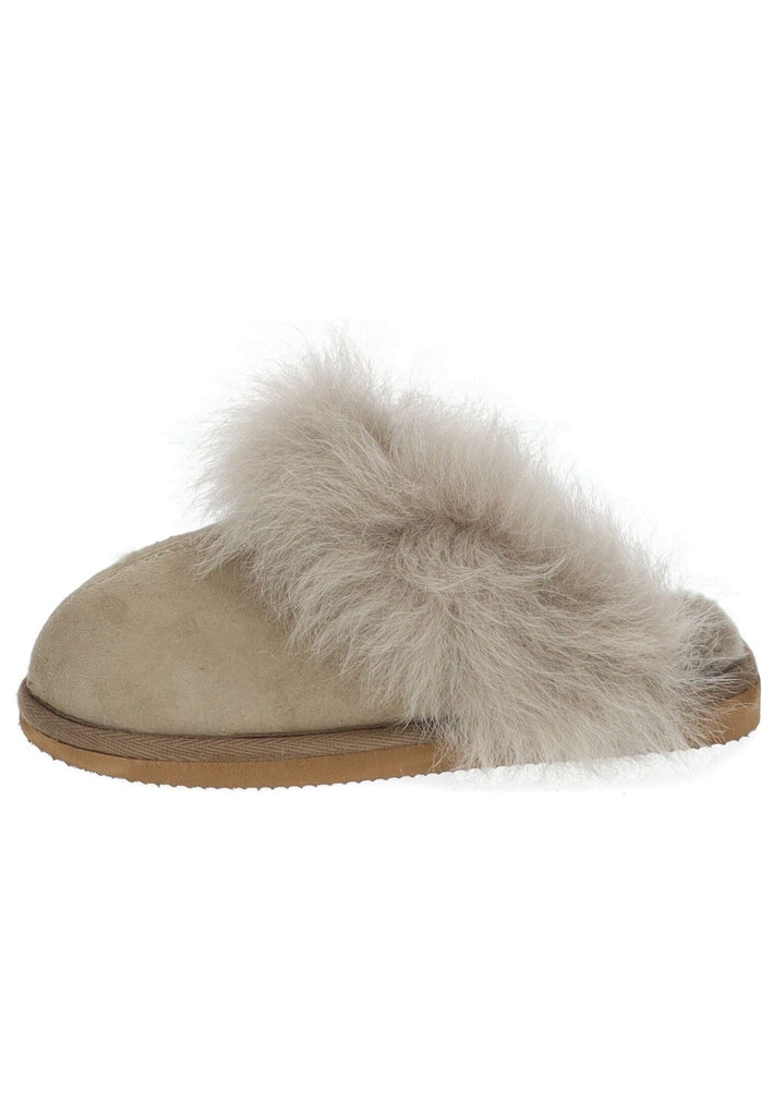 Shepherd Hausschuhe Leder Stone Warmfutter