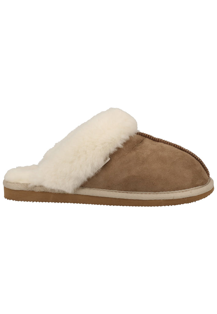 Shepherd Hausschuhe Leder Stone Warmfutter