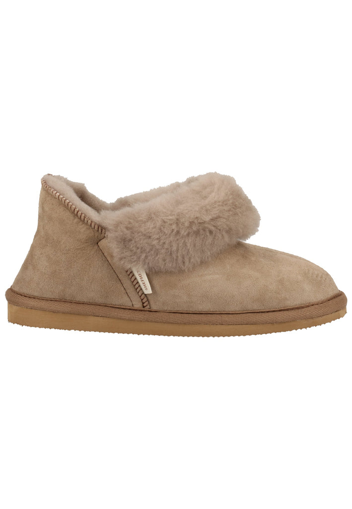 Shepherd Hausschuhe Leder Stone Warmfutter