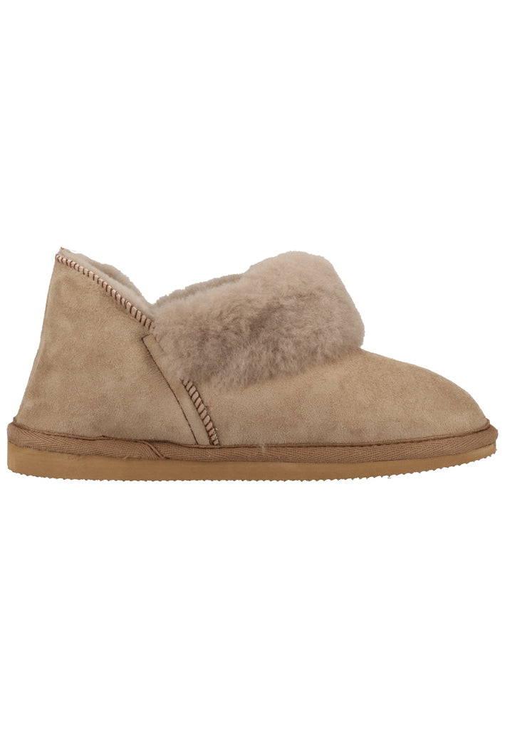 Shepherd Hausschuhe Leder Stone Warmfutter