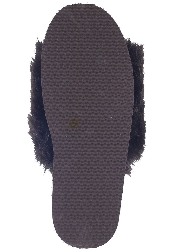 Shepherd Hausschuhe Schurwolle Braun Warmfutter