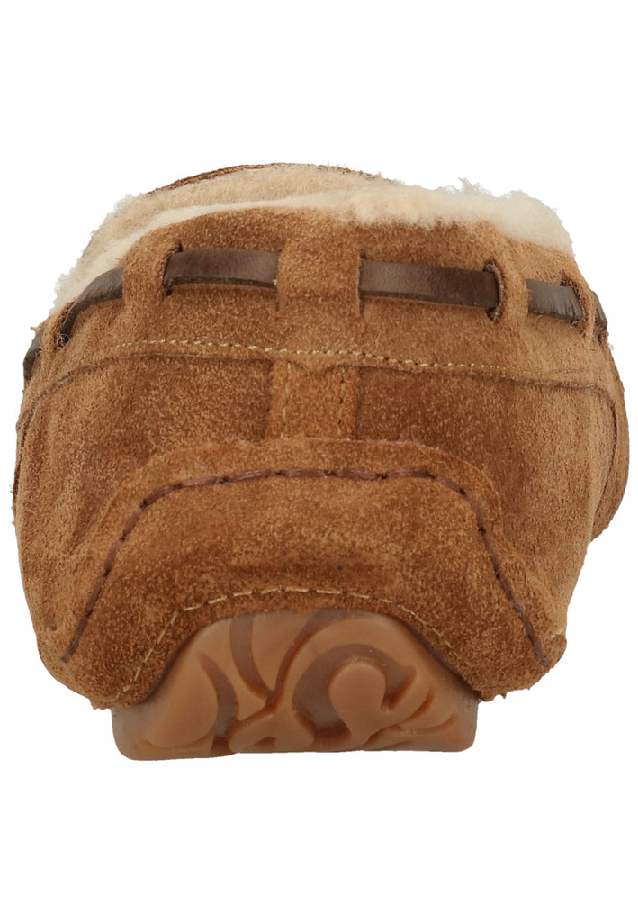 Shepherd Hausschuhe Veloursleder Braun
