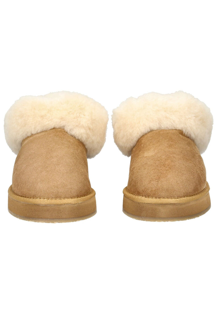 Shepherd Hausschuhe Veloursleder Chestnut Warmfutter