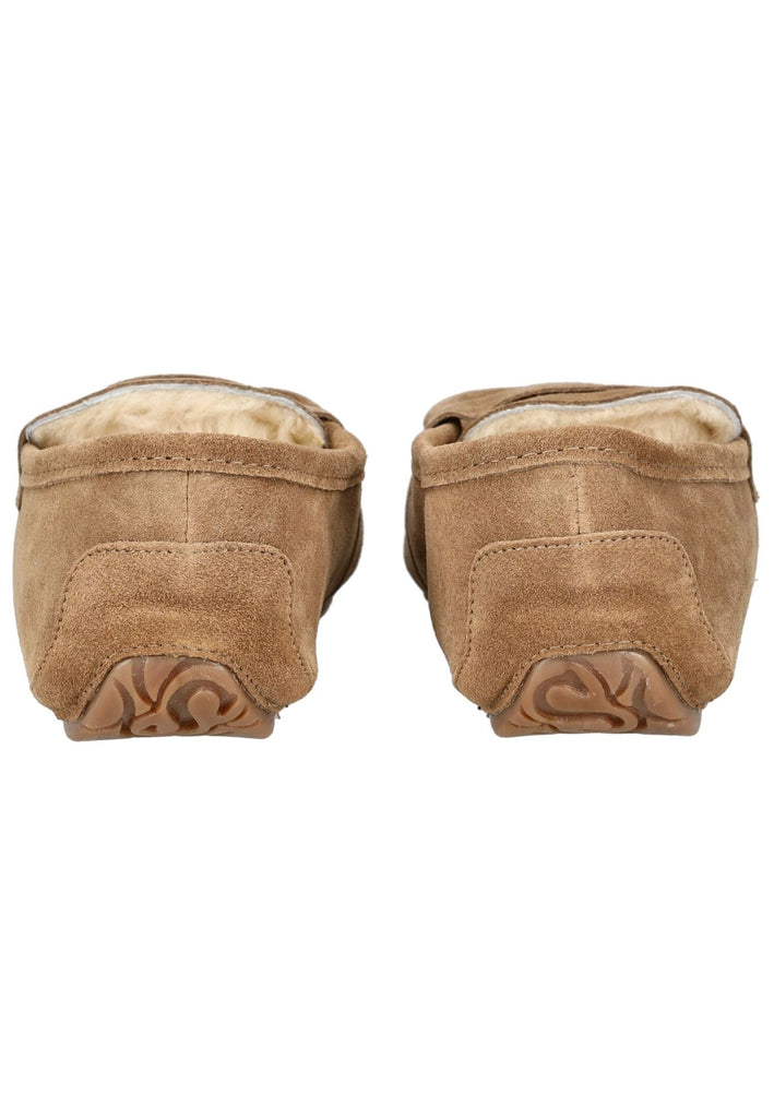 Shepherd Hausschuhe Veloursleder Chestnut Warmfutter