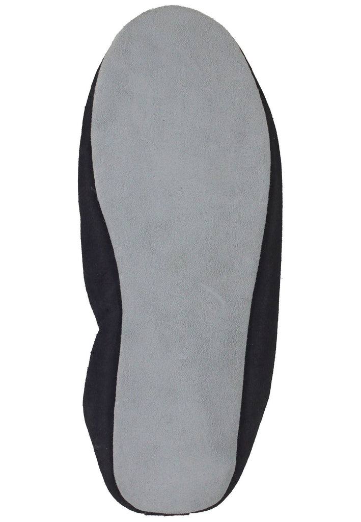 Shepherd Hausschuhe Veloursleder Grau Warmfutter