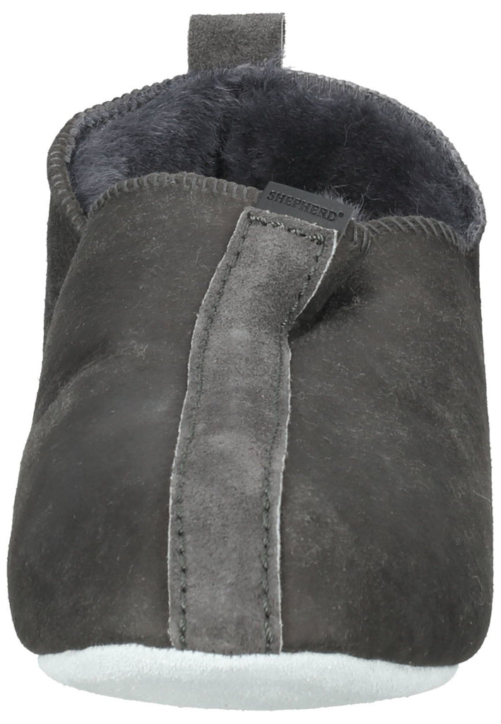 Shepherd Hausschuhe Veloursleder Grau Warmfutter