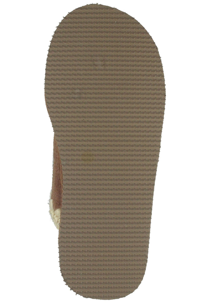 Shepherd Hausschuhe Veloursleder Kastanie Warmfutter