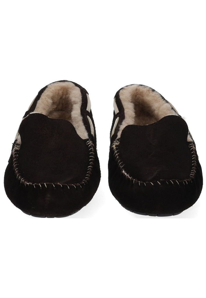 Shepherd Hausschuhe Veloursleder Moro Warmfutter