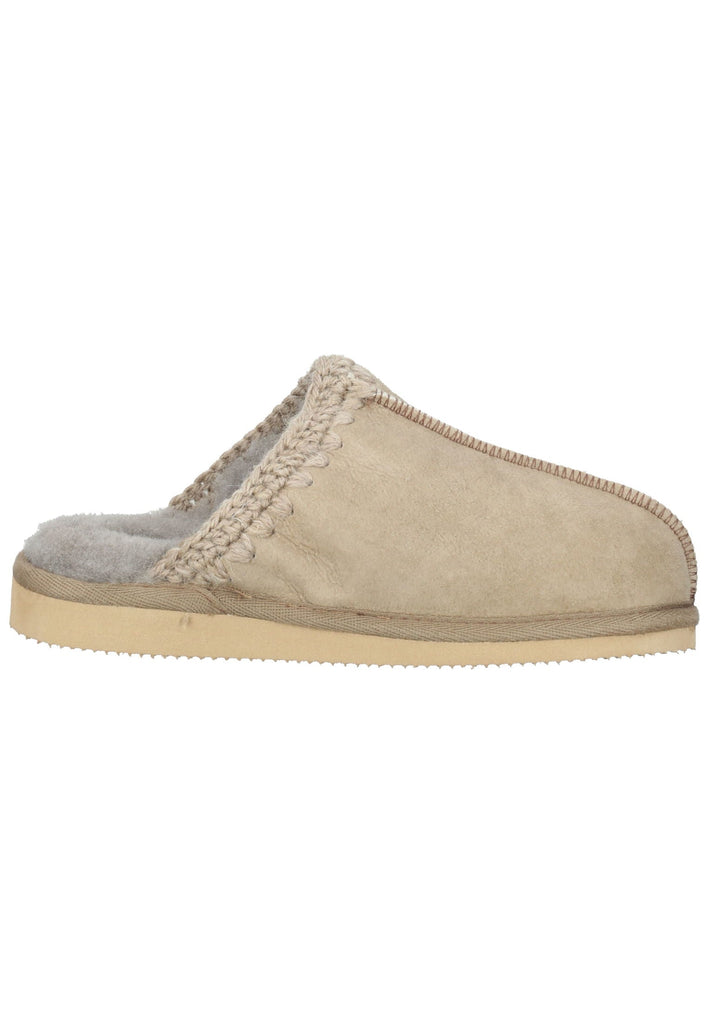 Shepherd Hausschuhe Veloursleder Stein Warmfutter