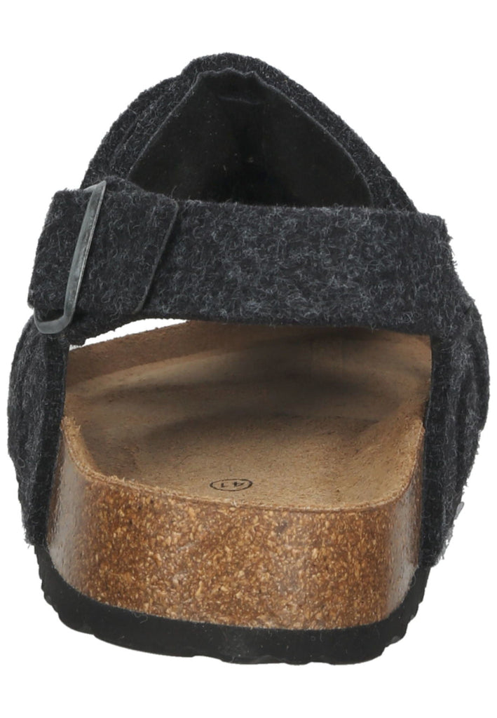 Shepherd Hausschuhe Wolle Asphalt