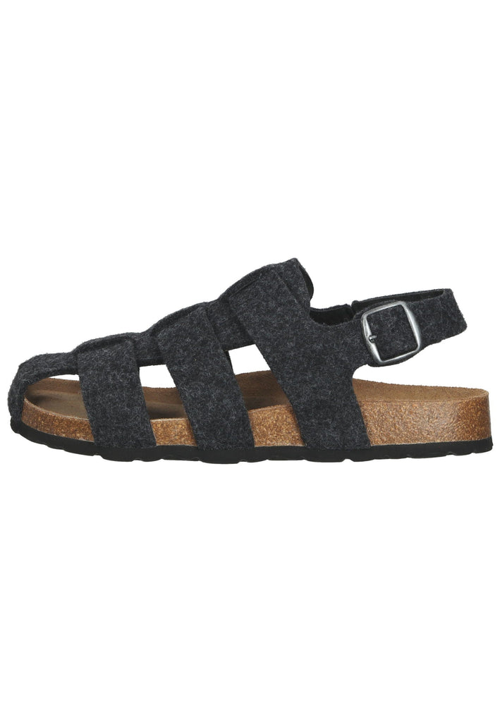 Shepherd Hausschuhe Wolle Asphalt