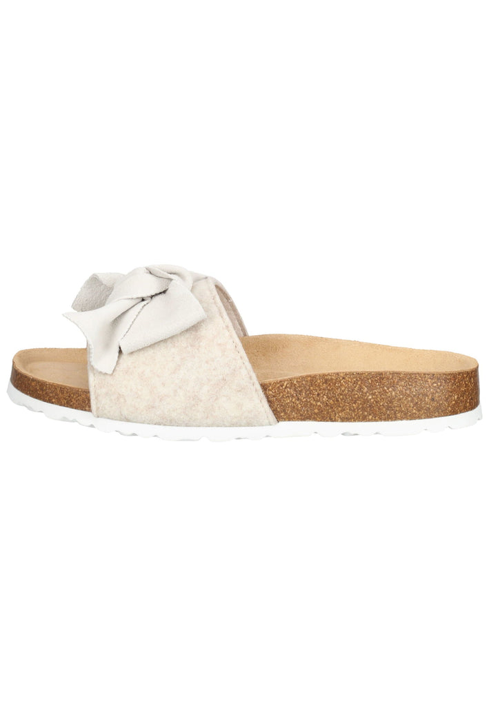 Shepherd Hausschuhe Wolle Creme