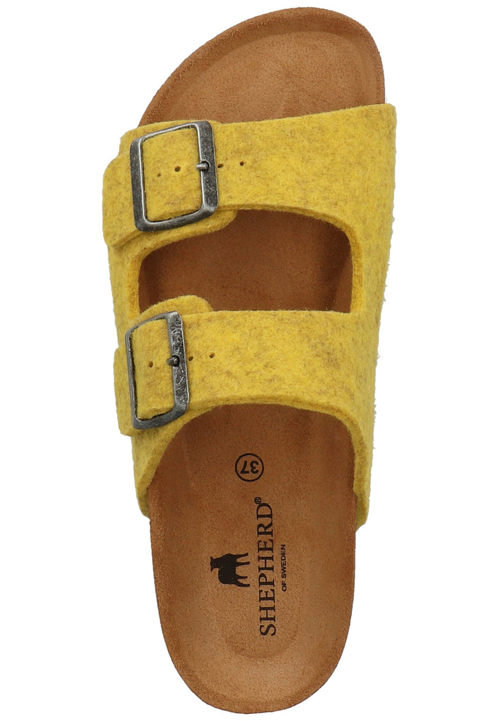 Shepherd Hausschuhe Wolle Gelb