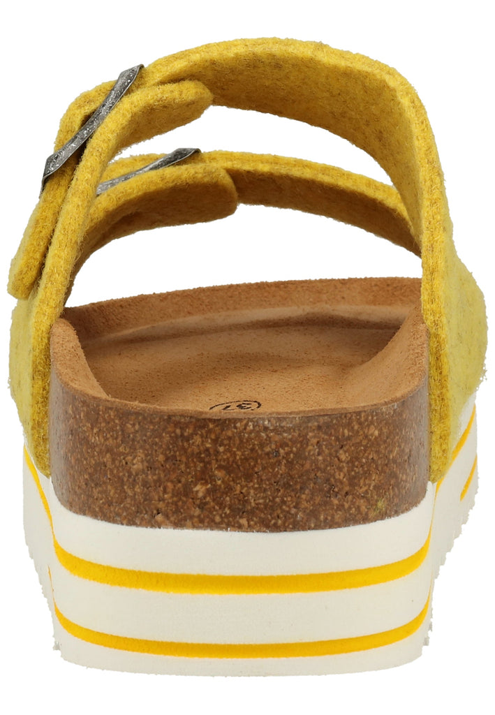 Shepherd Hausschuhe Wolle Gelb