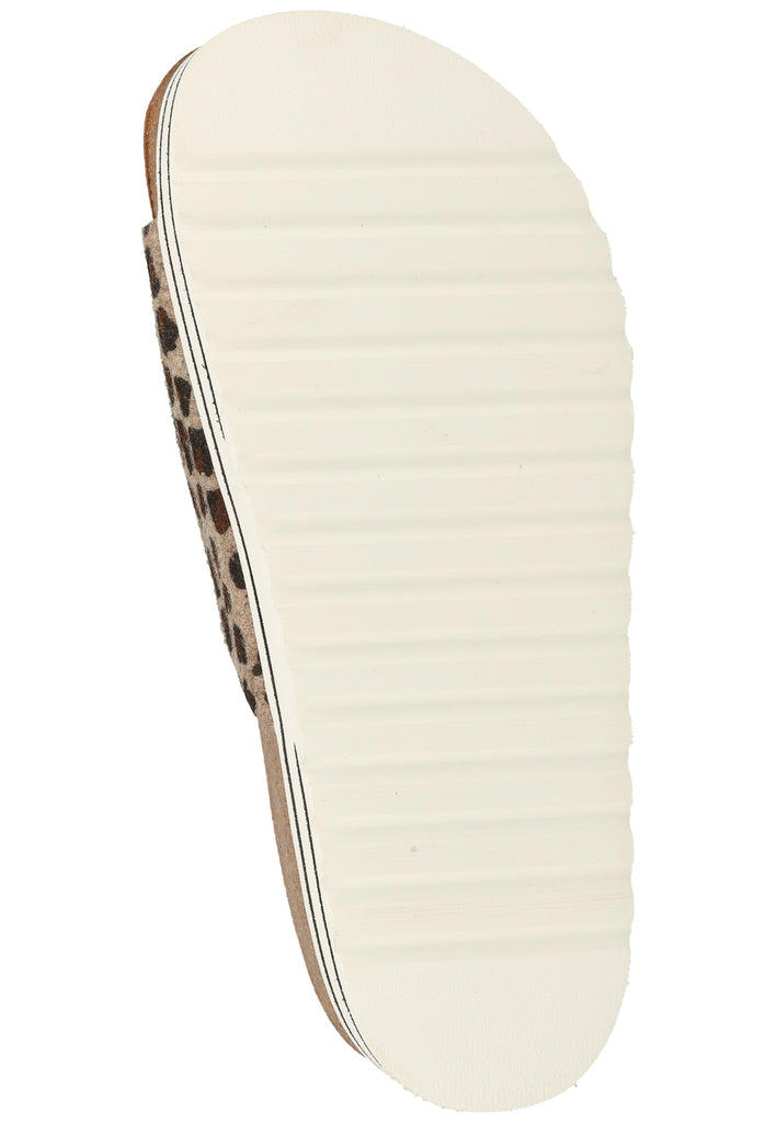 Shepherd Hausschuhe Wolle Leopard