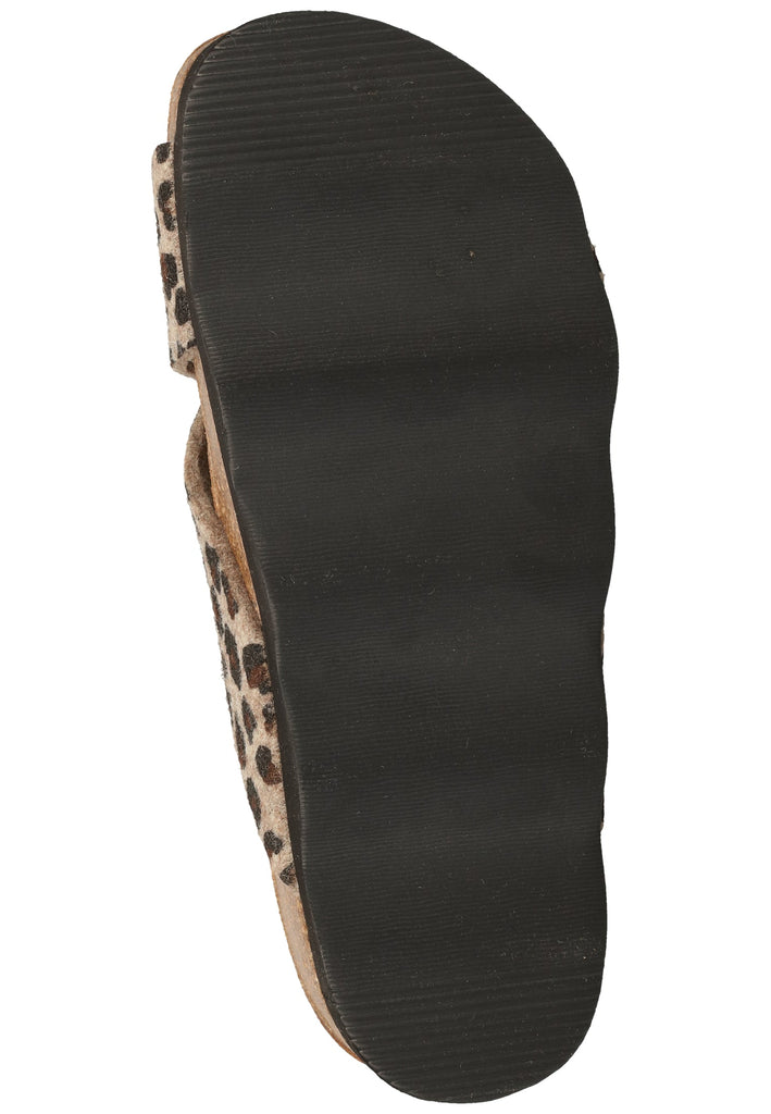 Shepherd Hausschuhe Wolle Leopard