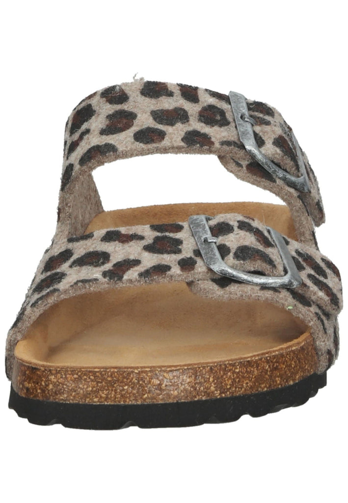 Shepherd Hausschuhe Wolle Leopard