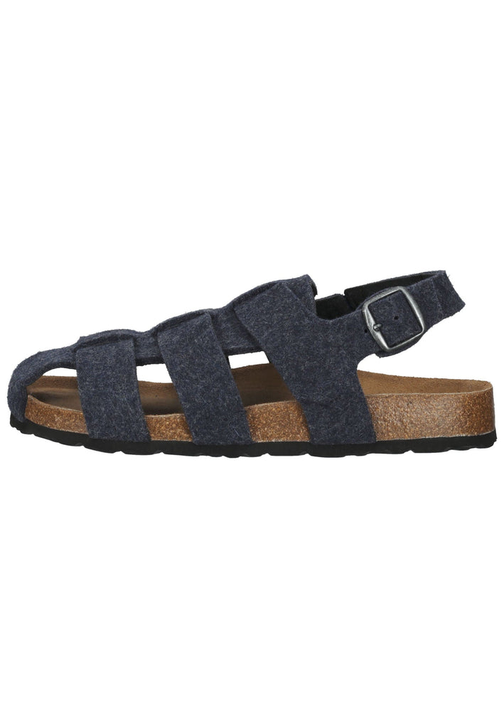 Shepherd Hausschuhe Wolle Navy