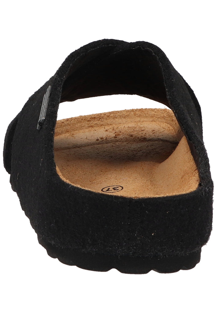Shepherd Hausschuhe Wolle Schwarz