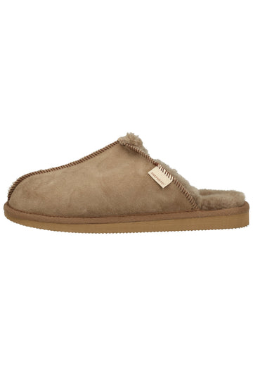 Pantoletten Shepherd Hausschuhe Leder Grau