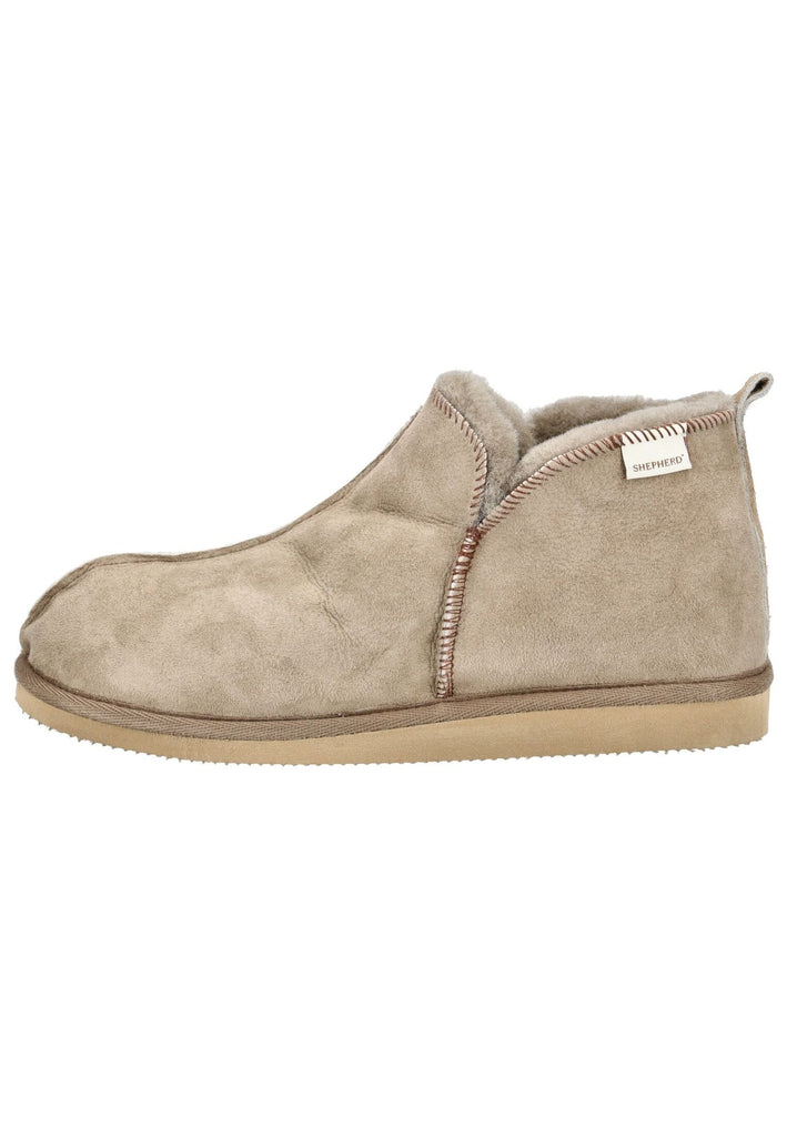 Pantoletten Shepherd Hausschuhe Leder Stone