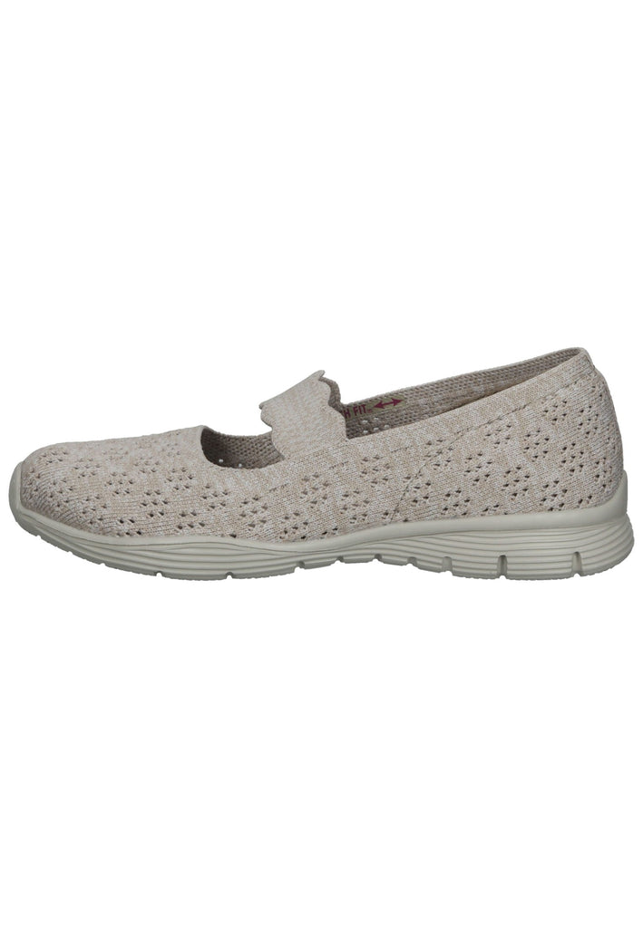 Ballerinas Skechers Ballerinas Textil Grau