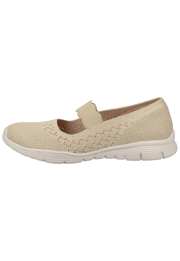Skechers Ballerinas Textil Beige