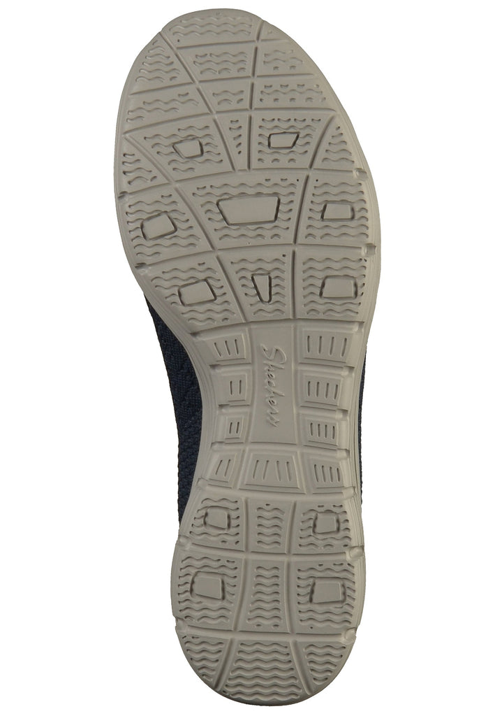 Skechers Ballerinas Textil Blau