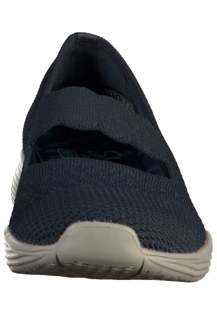 Skechers Ballerinas Textil Blau