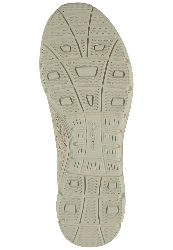 Skechers Ballerinas Textil Grau