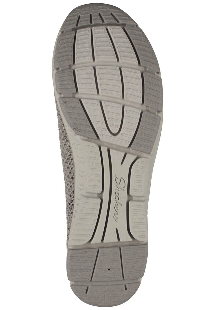 Skechers Ballerinas Textil Grau