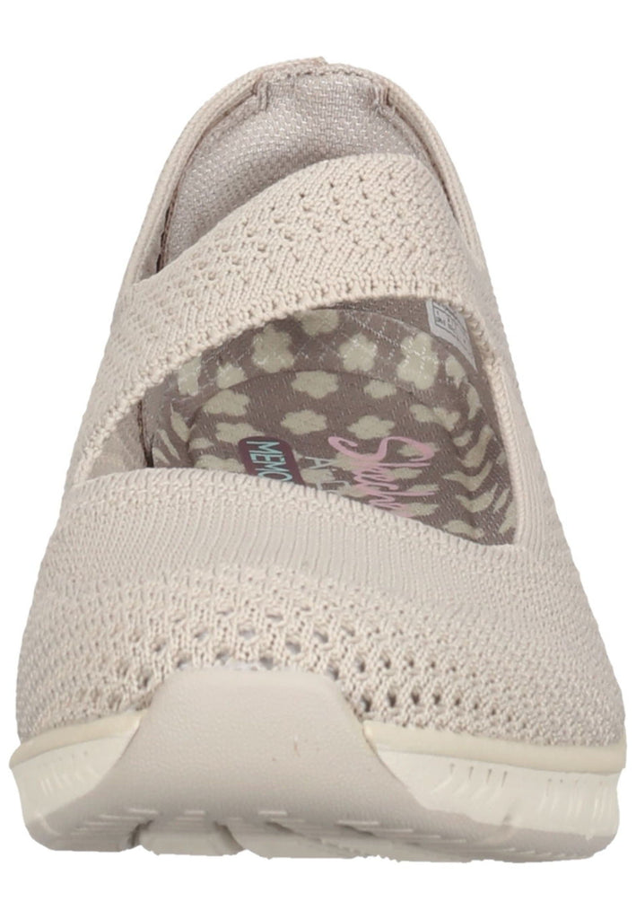 Skechers Ballerinas Textil Grau