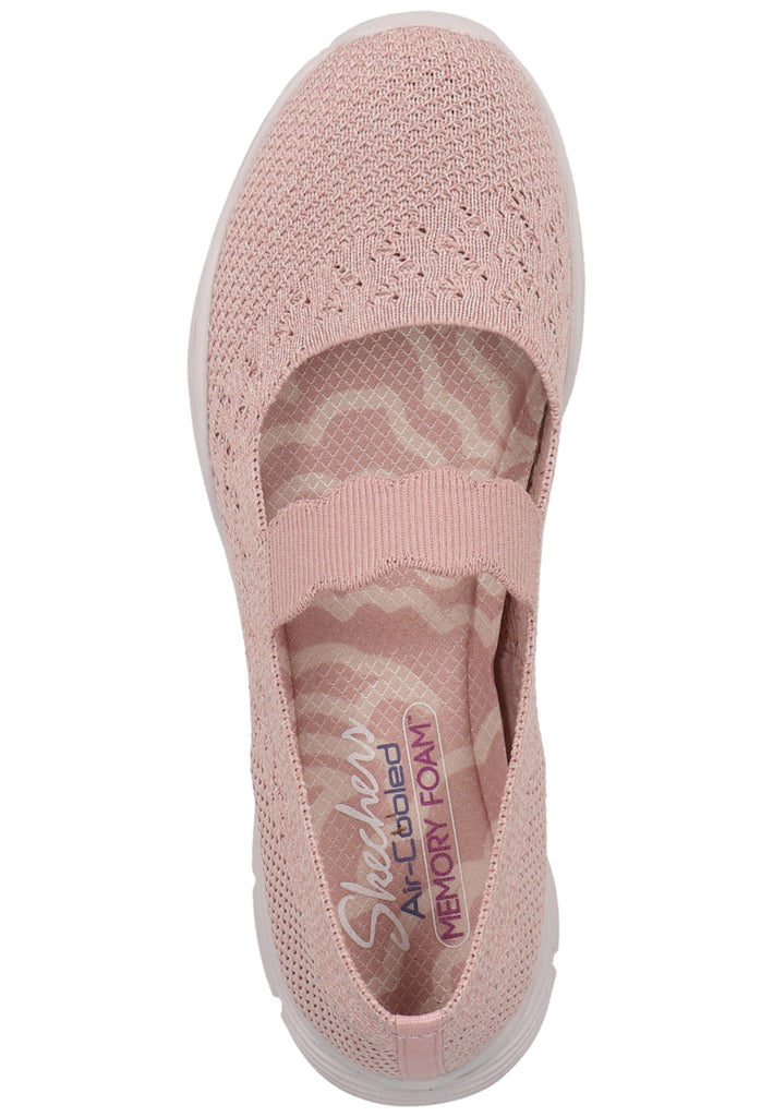 Skechers Ballerinas Textil Rosa