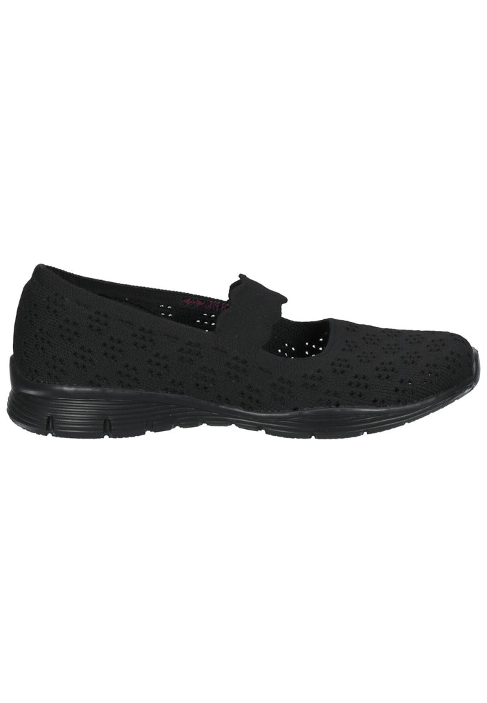 Skechers Ballerinas Textil Schwarz