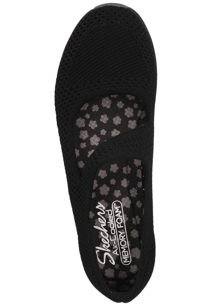 Skechers Ballerinas Textil Schwarz