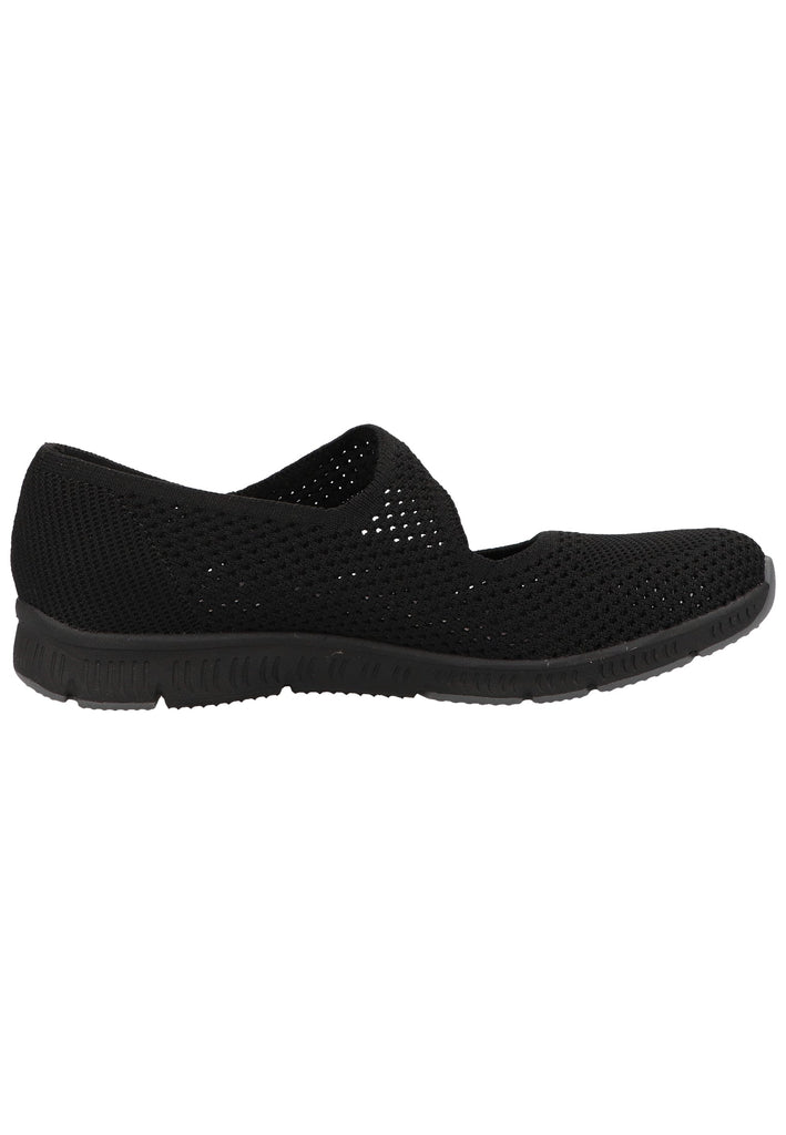 Skechers Ballerinas Textil Schwarz