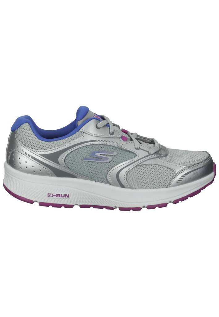 Skechers Halbschuhe Leder/Mesh Silber