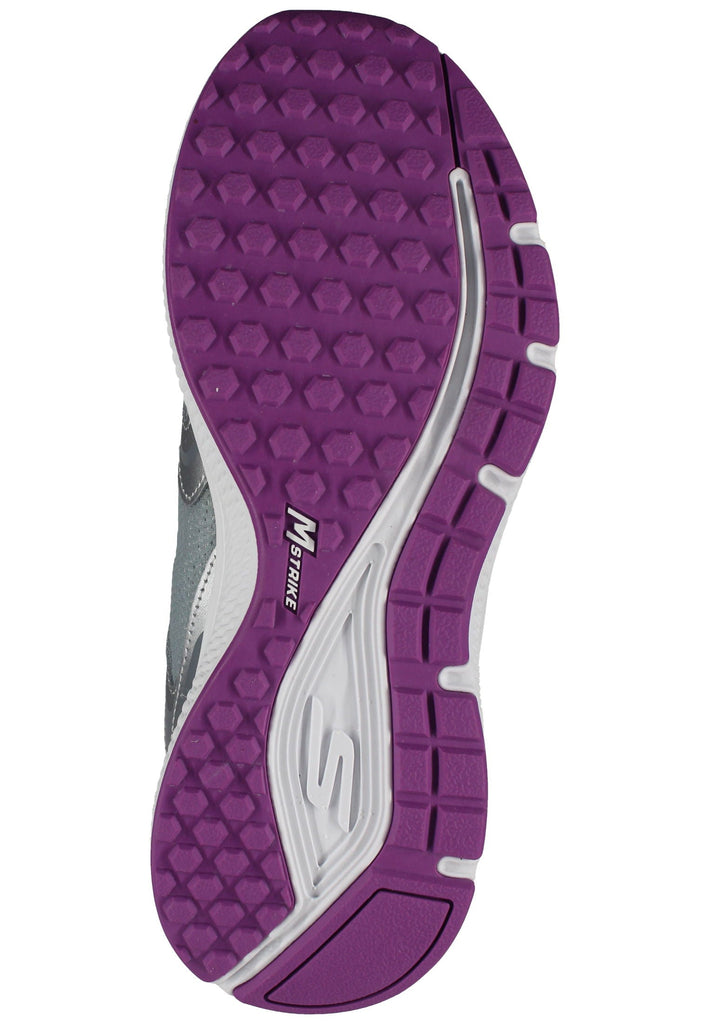 Skechers Halbschuhe Leder/Mesh Silber