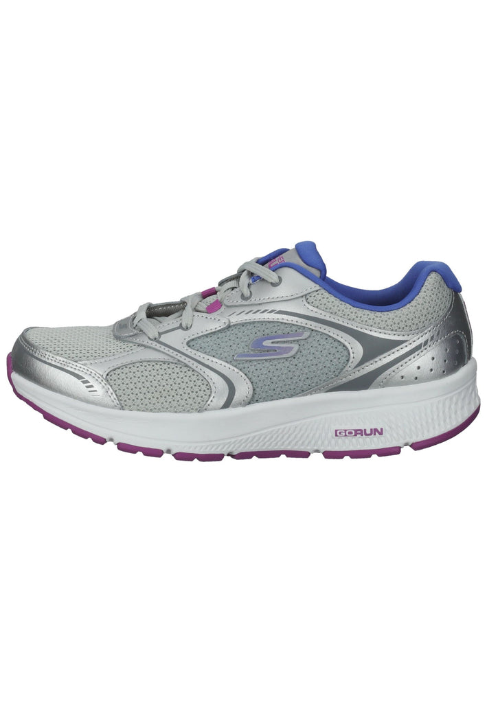 Skechers Halbschuhe Leder/Mesh Silber