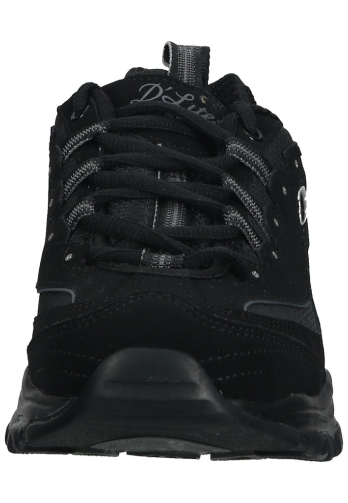 Skechers Halbschuhe Leder Schwarz