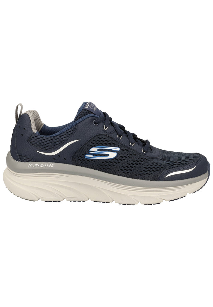 Skechers Halbschuhe Leder/Textil Blau