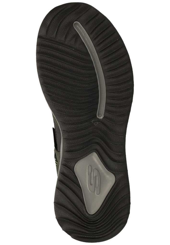 Skechers Halbschuhe Leder/Textil Grün