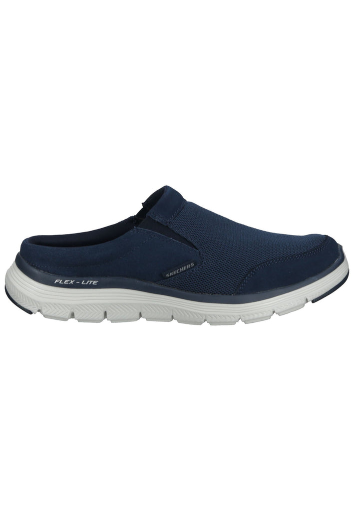 Skechers Pantoletten Leder Blau