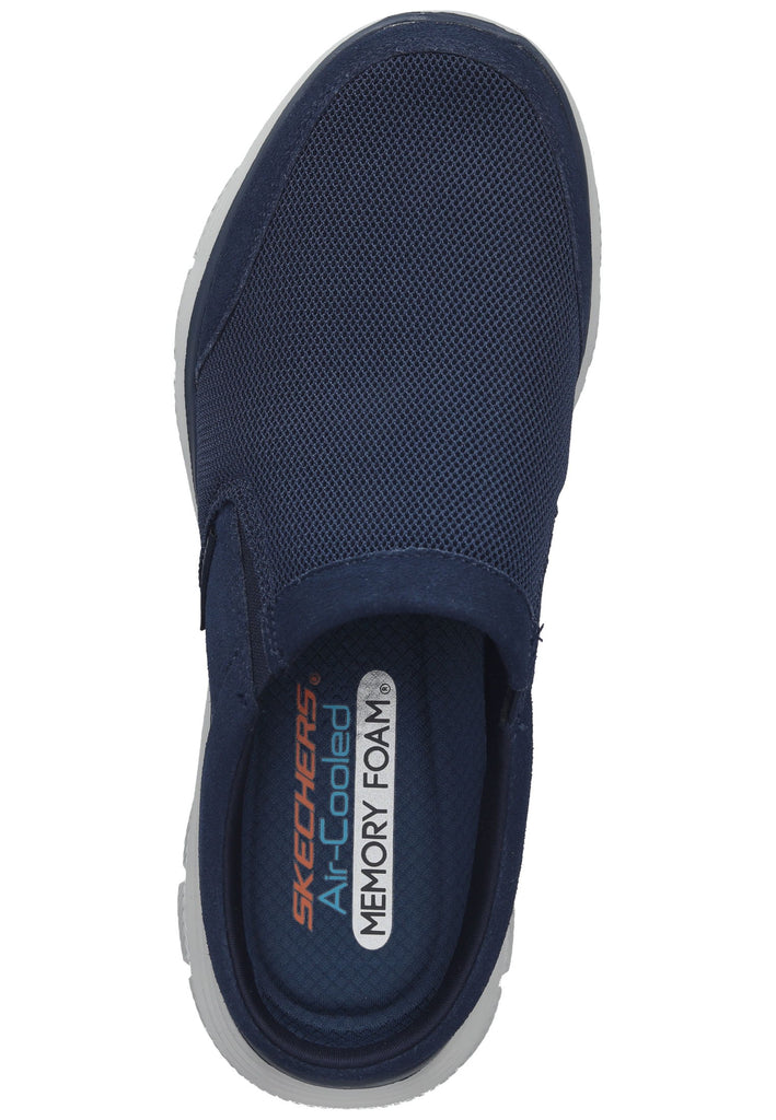 Skechers Pantoletten Leder Blau