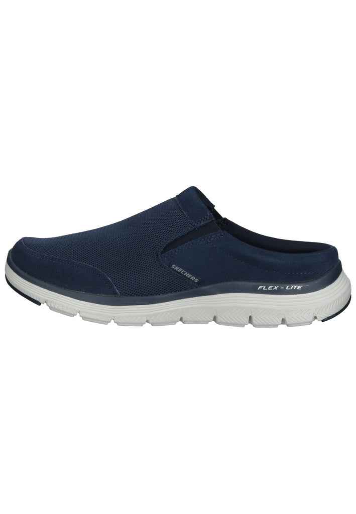 Skechers Pantoletten Leder Blau