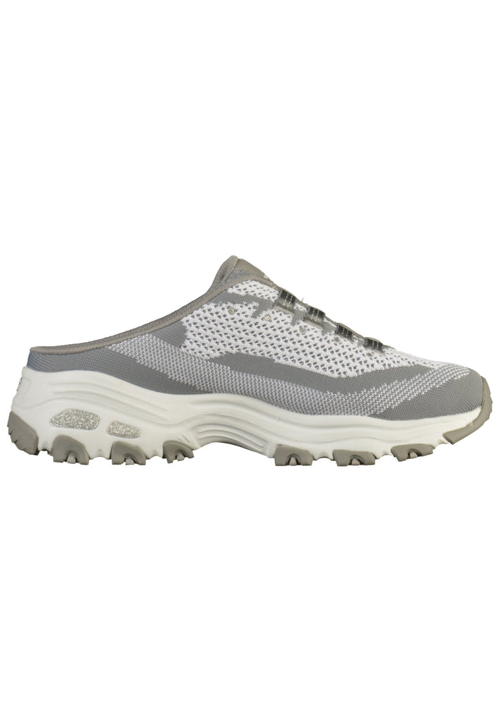 Skechers Pantoletten Mesh Grau/Weiß